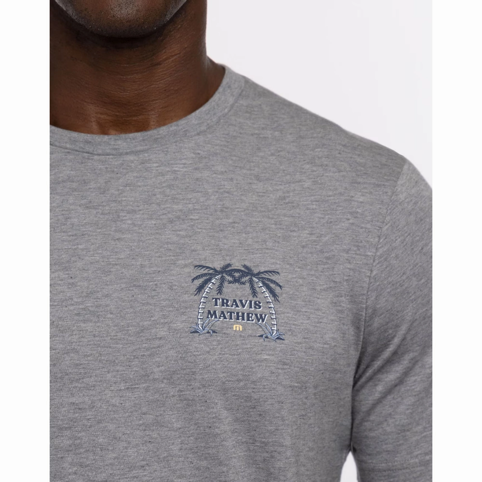 TRAVIS MATHEW MENS TACO BOUT IT T-SHIRT - HEATHER GREY Travis Mathew Men's Golf Apparel