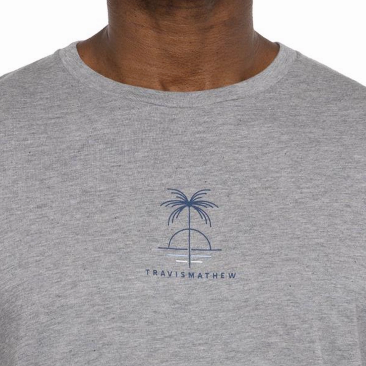 TRAVIS MATHEW NO MANANA T-SHIRT - HEATHER GREY Travis Mathew Men's Golf Apparel