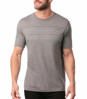 TRAVIS MATHEW REENTRY T-SHIRT - HEATHER QUIET SHADE Travis Mathew men's golf apparel