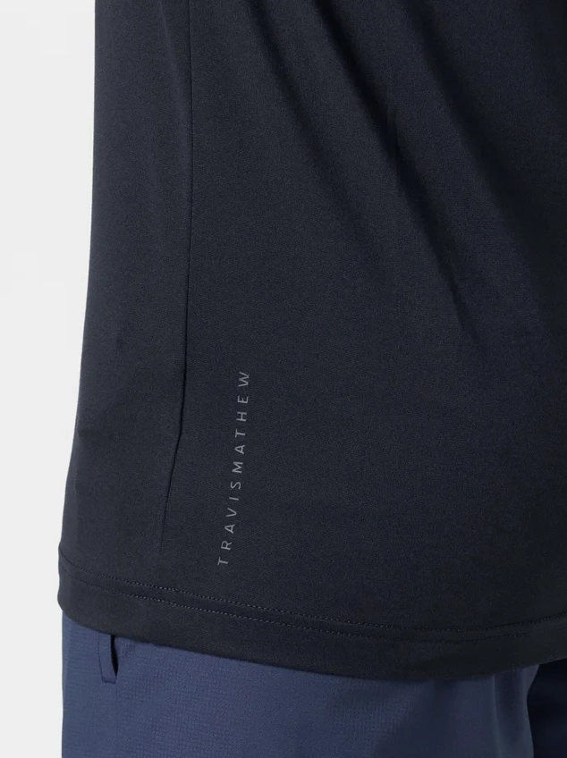 TRAVIS MATHEW RISK TAKER T-SHIRT - BLACK Travis Mathew Men's Golf Apparel