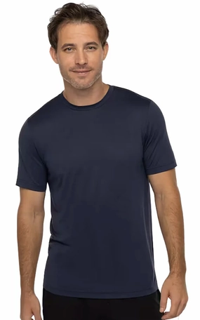 TRAVIS MATHEW RISK TAKER T-SHIRT - HEATHER NAVY Travis Mathew men's golf apparel