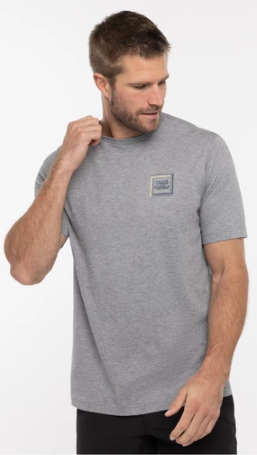 TRAVIS MATHEW RIVIERIA MAYA T-SHIRT - HEATHER GREY Travis Mathew men's golf apparel