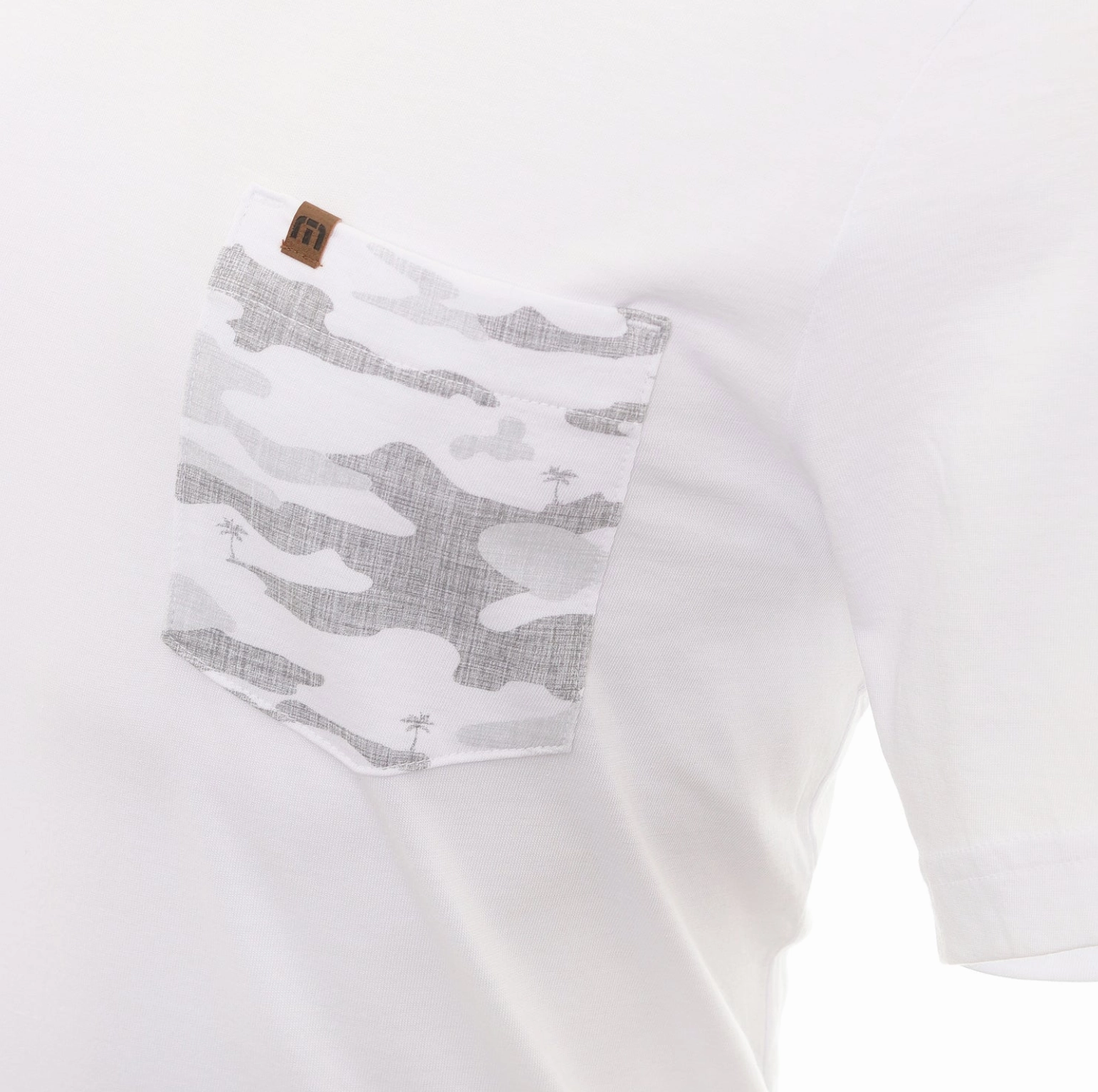 TRAVIS MATHEW THIRTEEN BELOW 2.0 T-SHIRT - WHITE Travis Mathew Men's Golf Apparel