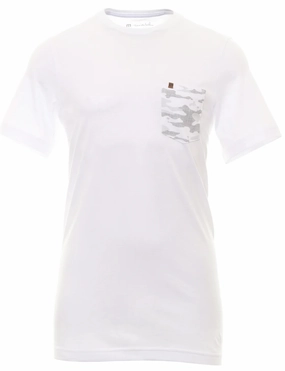 TRAVIS MATHEW THIRTEEN BELOW 2.0 T-SHIRT - WHITE Travis Mathew men's golf apparel