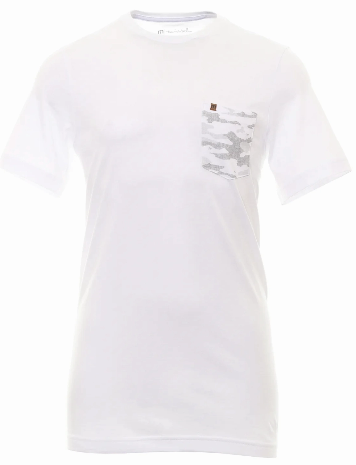 TRAVIS MATHEW THIRTEEN BELOW 2.0 T-SHIRT - WHITE Travis Mathew men's golf apparel