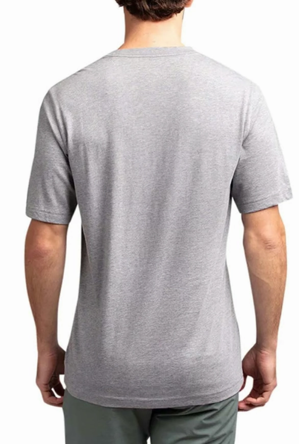 TRAVIS MATHEW TOURIST TRAP T-SHIRT - HEATHER GREY Travis Mathew Men's Golf Apparel