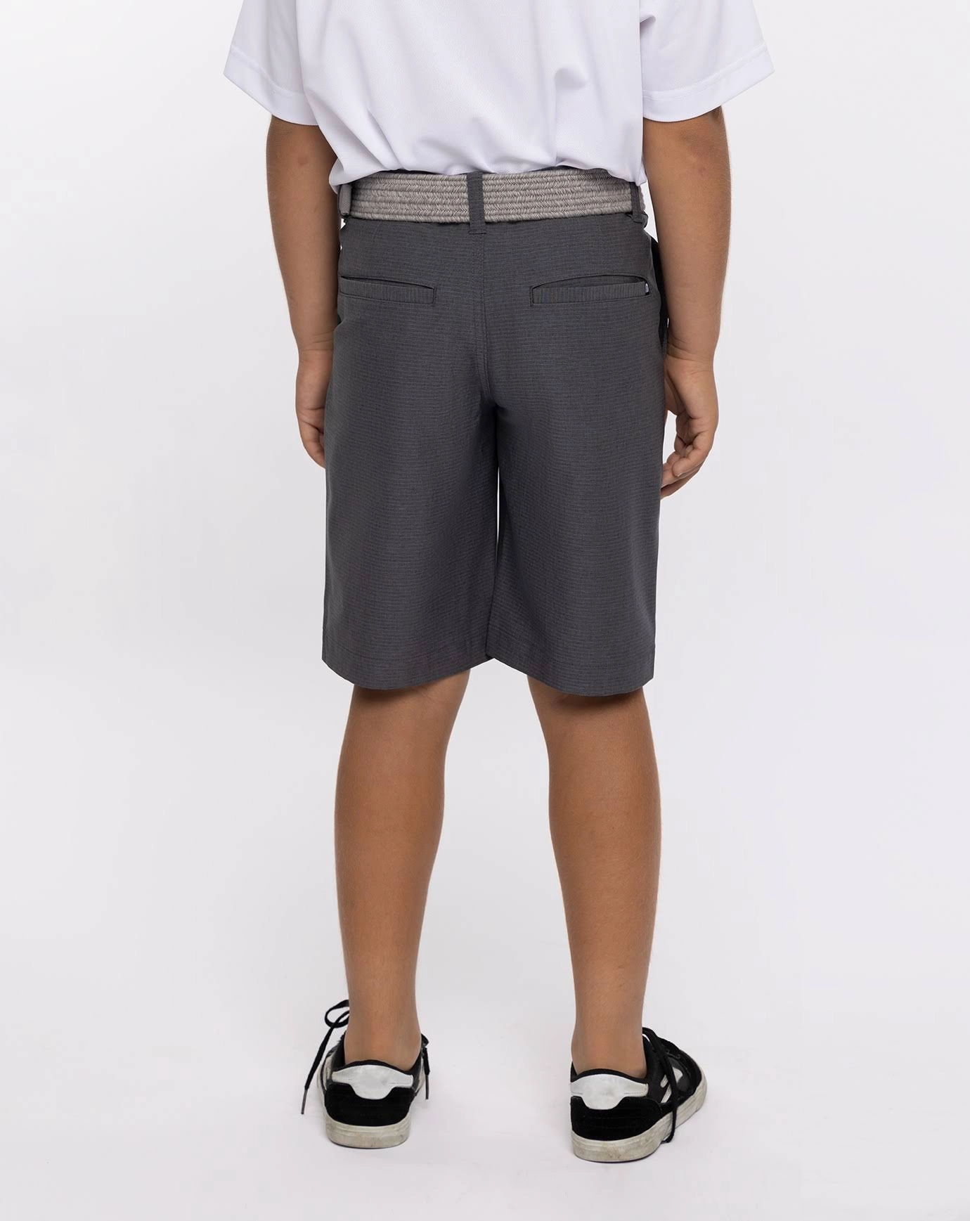TRAVIS MATHEW YOUTH/JUNIOR SAND HARBOR SHORTS - HEATHER DARK GREY Travis Mathew Men's Golf Apparel