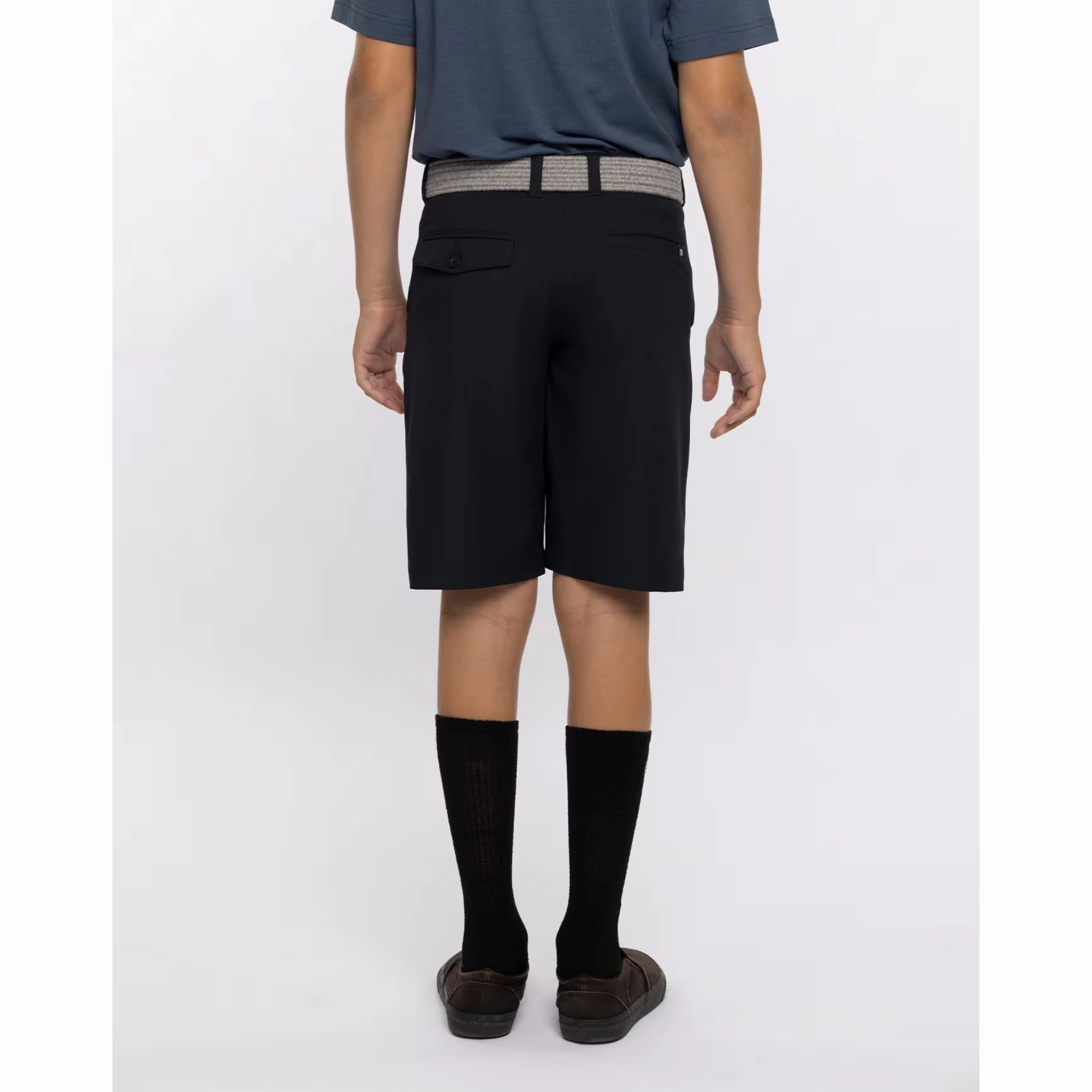 TRAVIS MATHEW YOUTH STARNES SHORT - BLACK Travis Mathew Men's Golf Apparel