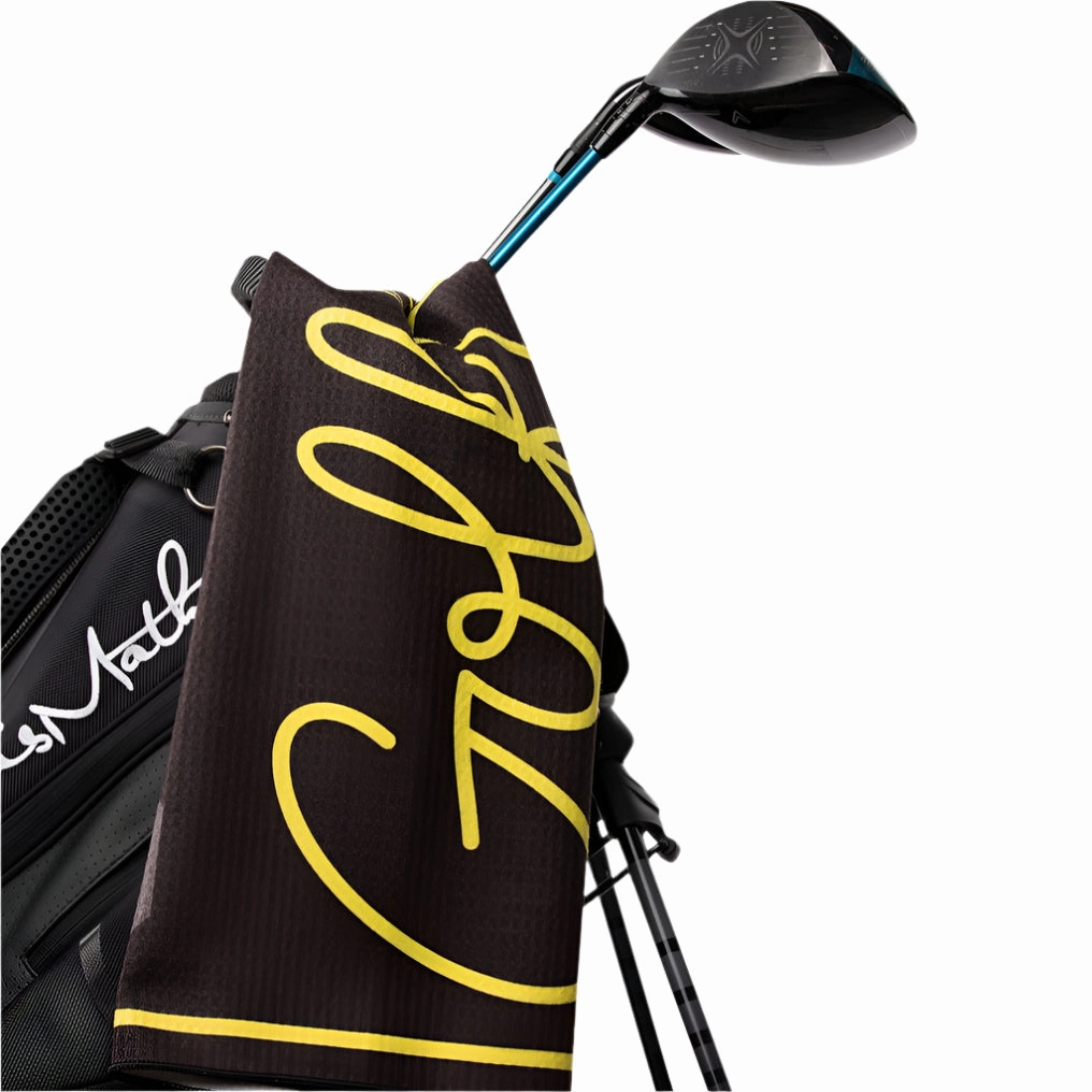 Travis Matthew Hold The Mustard Towel Travismathew Golfwear