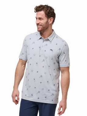 TravisMathew Cove Dive - Heather Light Grey Travismathew casual golfwear