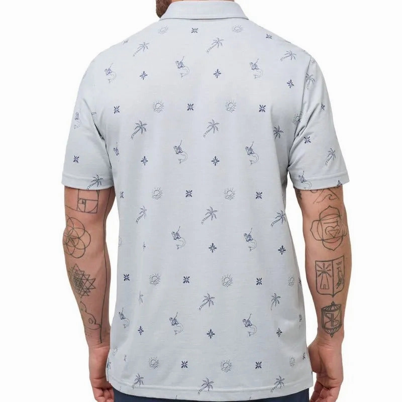 TravisMathew Cove Dive - Heather Light Grey Travismathew Golfwear
