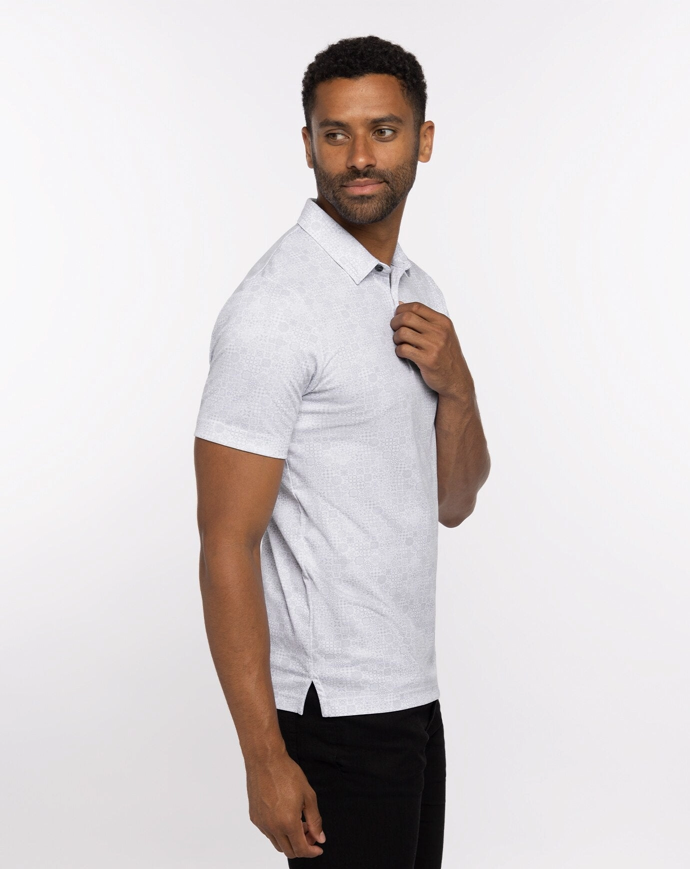 TRAVISMATHEW COZUMEL POLO - WHITE Travis Mathew Men's Golf Apparel