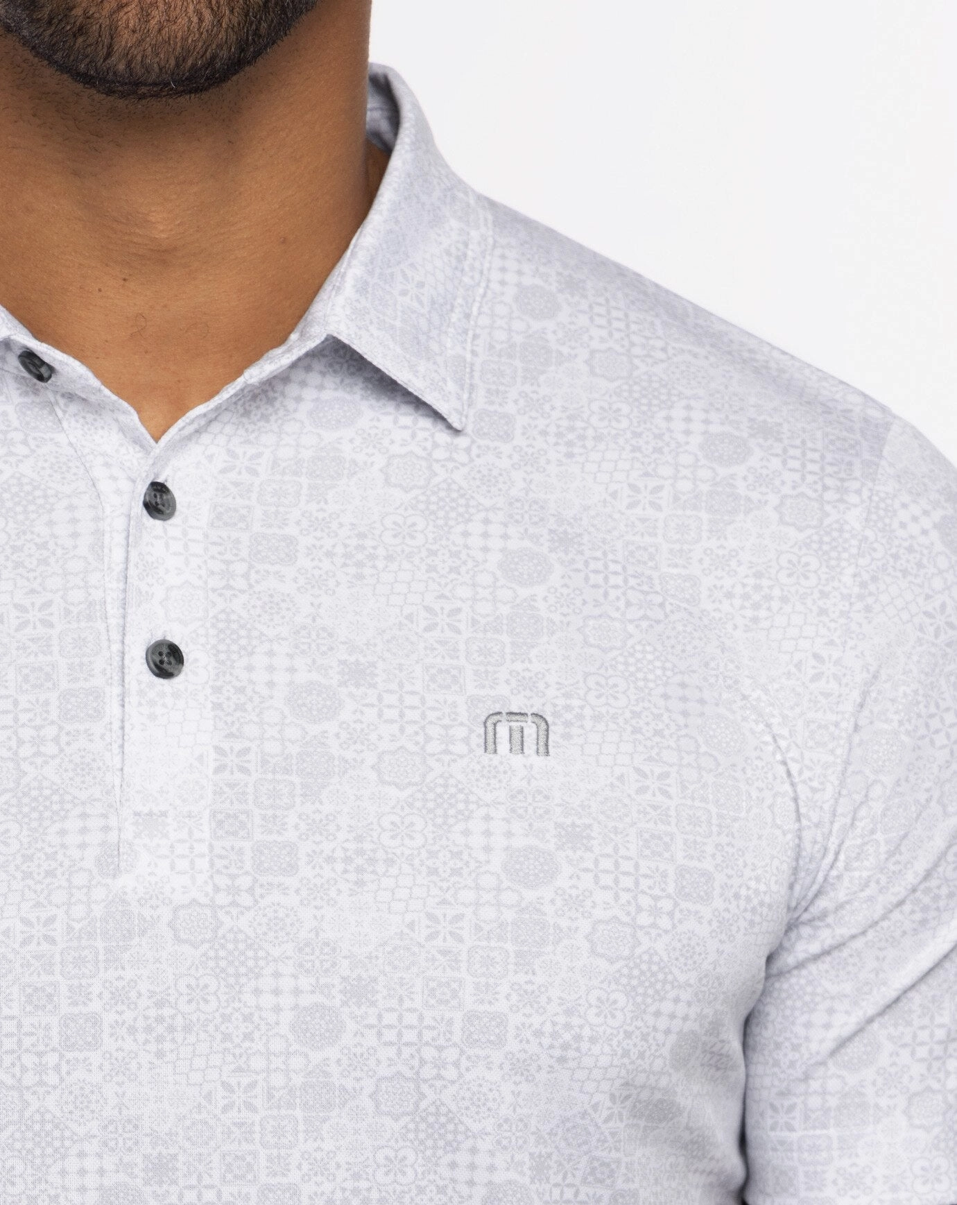 TRAVISMATHEW COZUMEL POLO - WHITE Travis Mathew Men's Golf Apparel