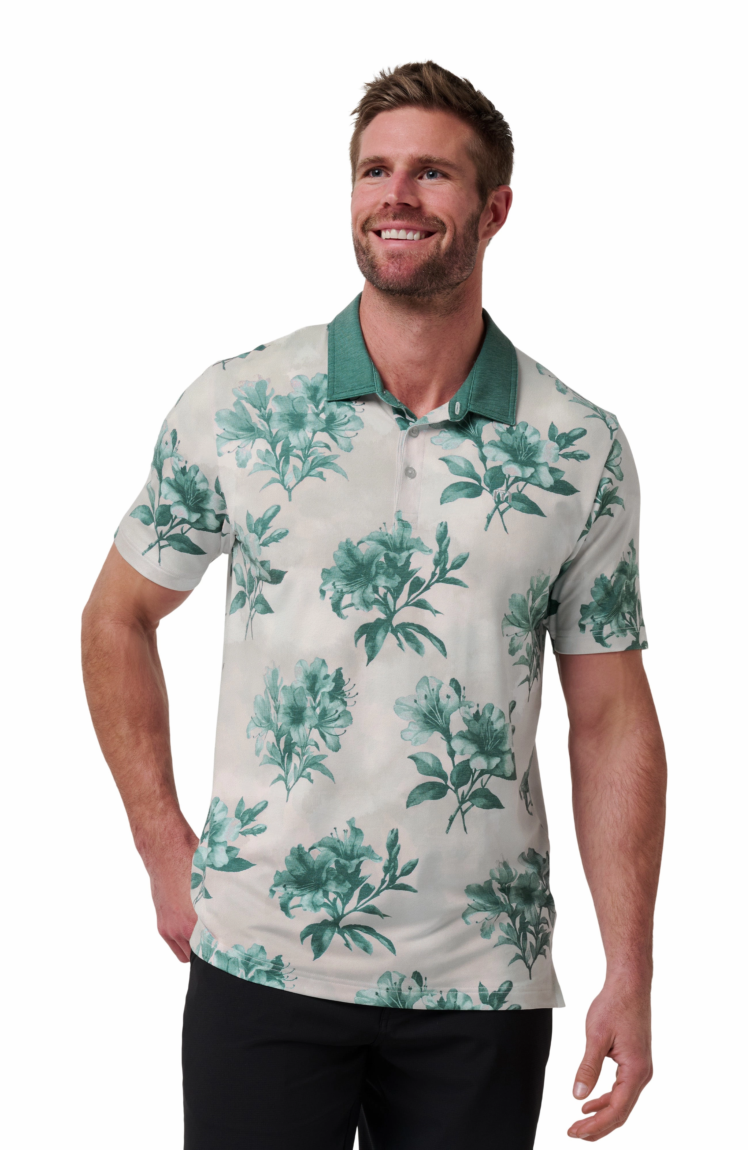 TravisMathew Featherweight Magnolia Polo Travismathew Golfwear