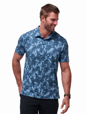 TravisMathew Featherweight Please Polo - Dark Teal Travismathew casual golfwear