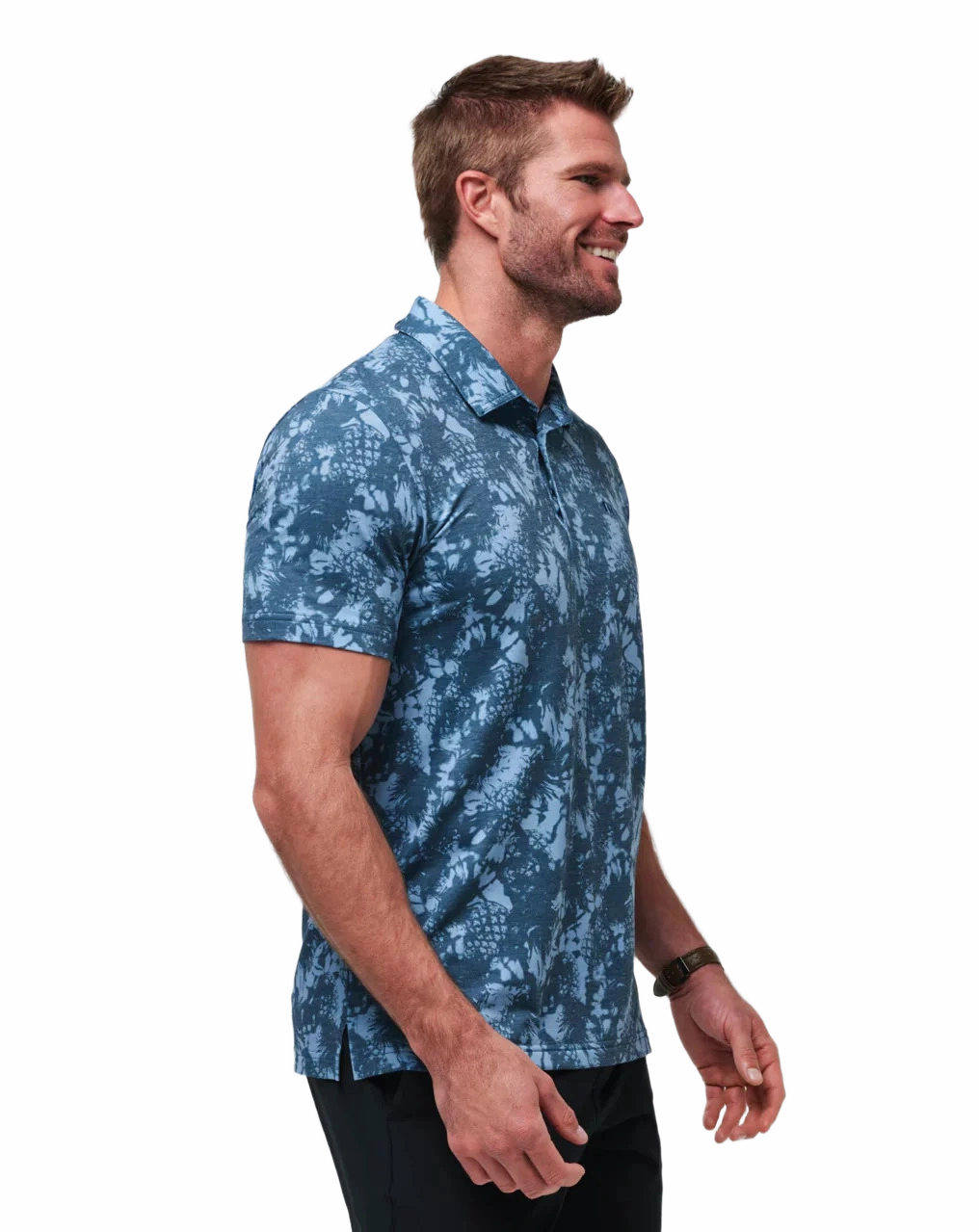 TravisMathew Featherweight Please Polo - Dark Teal Travismathew Golfwear