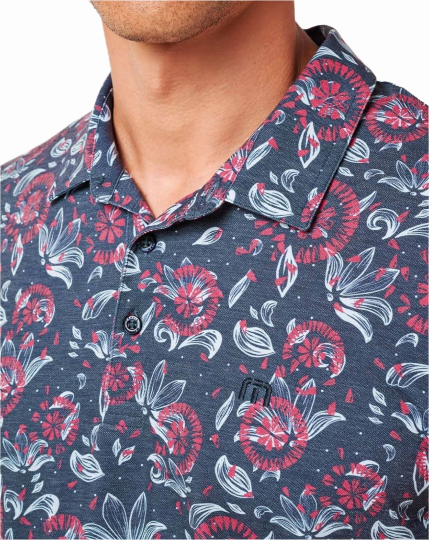 TravisMathew Featherweight Polo - Flourish Travismathew Golfwear
