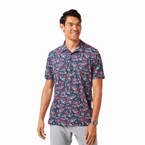 TravisMathew Featherweight Polo - Flourish Travismathew casual golfwear