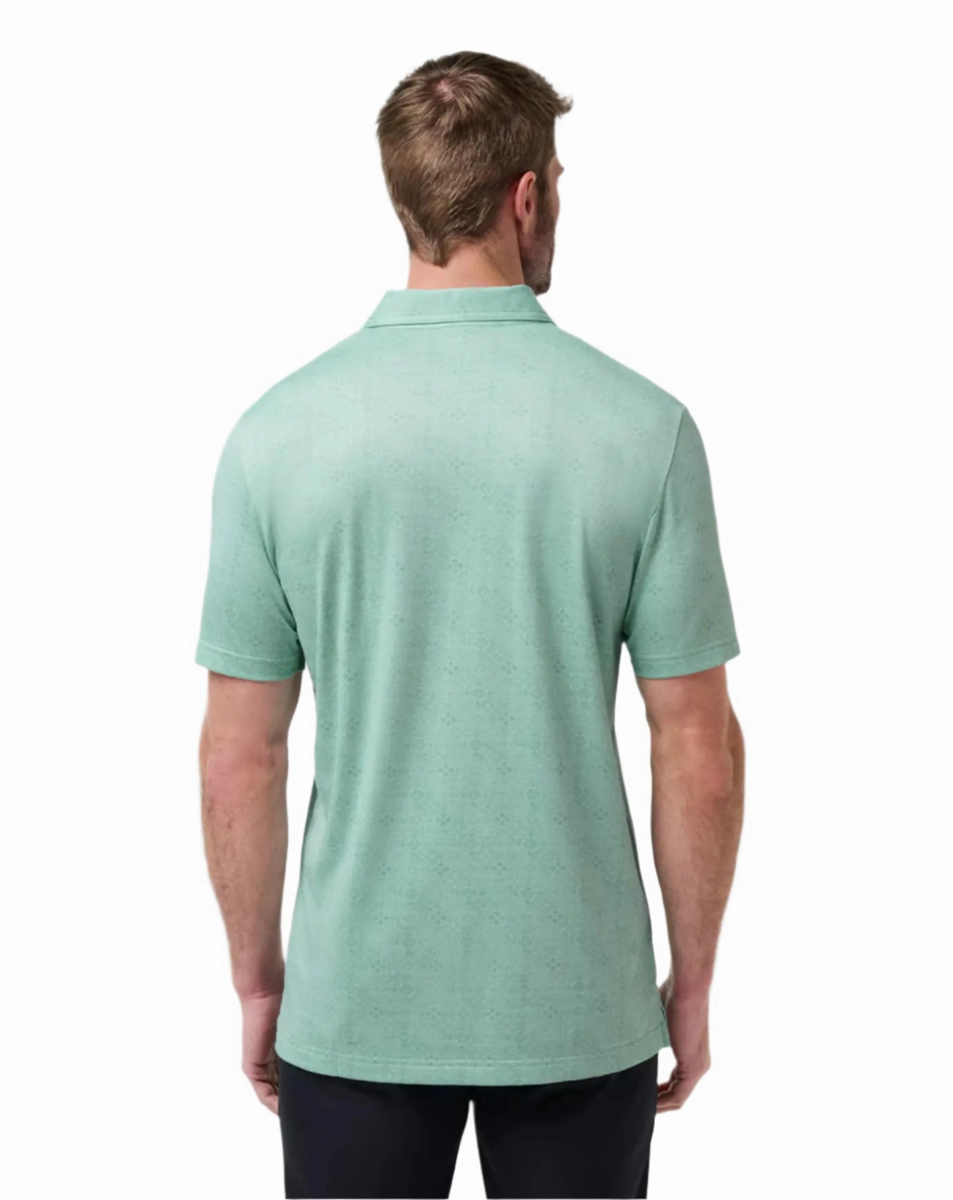 TravisMathew Men's Acropolis Polo - Eggshell Blue Travismathew Golfwear