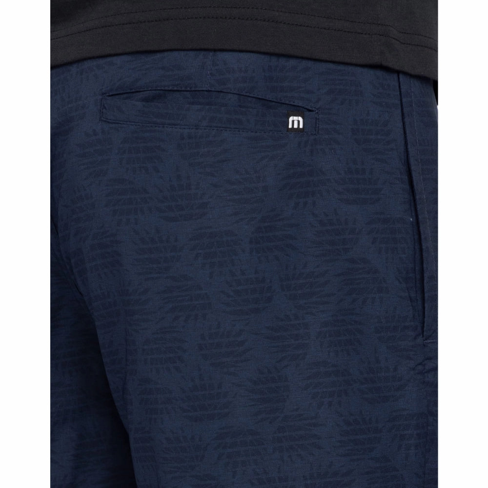 TRAVISMATHEW MENS BOAT SNACKS SHORT 9IN - HEATHER BLUE NIGHTS Travis Mathew Men's Golf Apparel