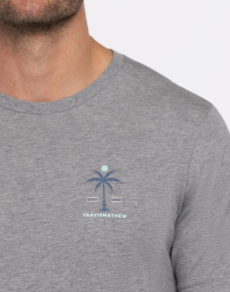 TRAVISMATHEW MENS PRIVATE PLANE T-SHIRT - HEATHER GREY Travis Mathew Men's Golf Apparel