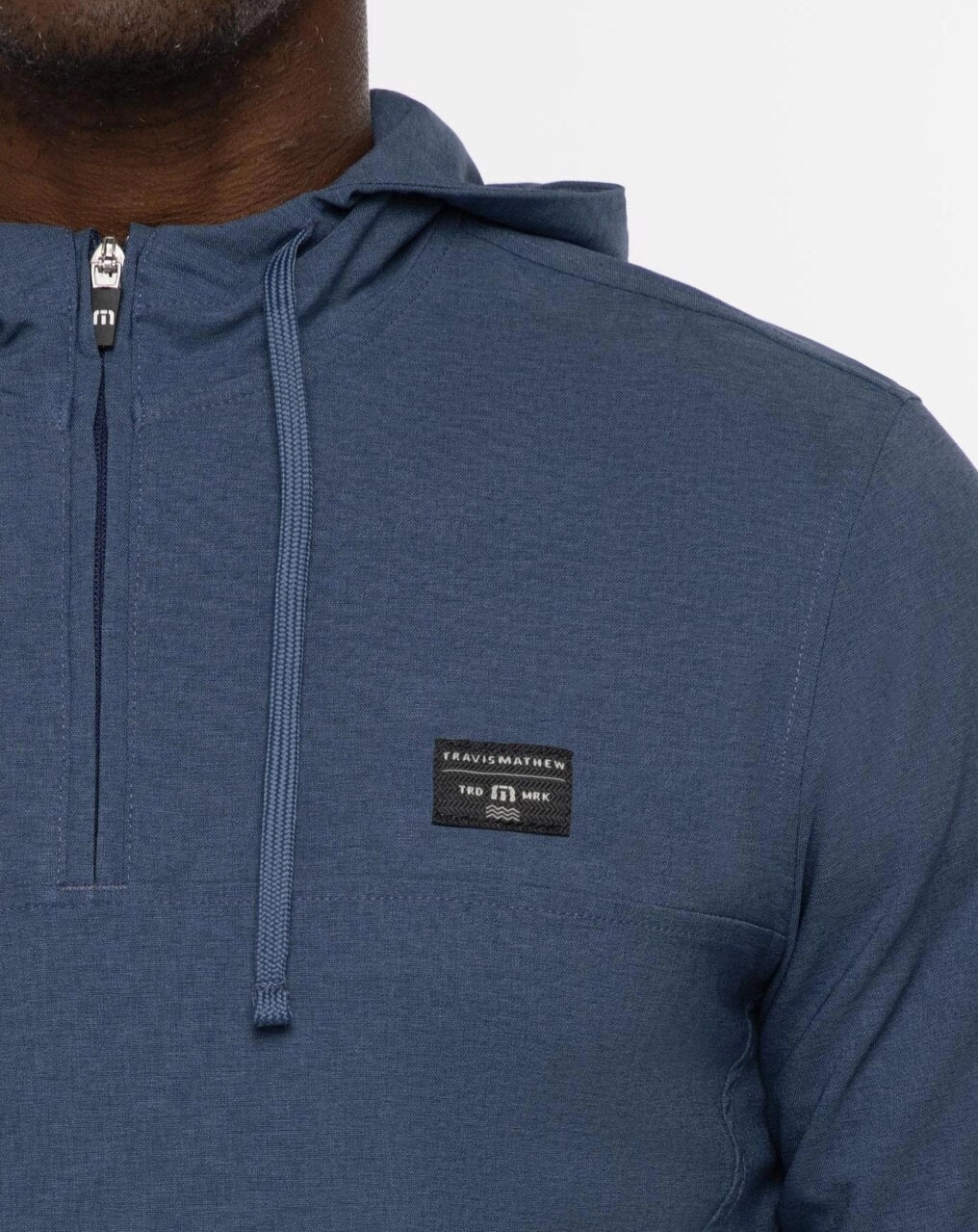 TRAVISMATHEW MENS SIP AND SAVOR PULLOVER - HEATHER PEACOAT Travis Mathew Men's Golf Apparel