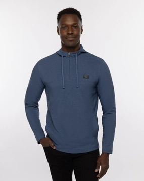 TRAVISMATHEW MENS SIP AND SAVOR PULLOVER - HEATHER PEACOAT Travis Mathew men's golf apparel