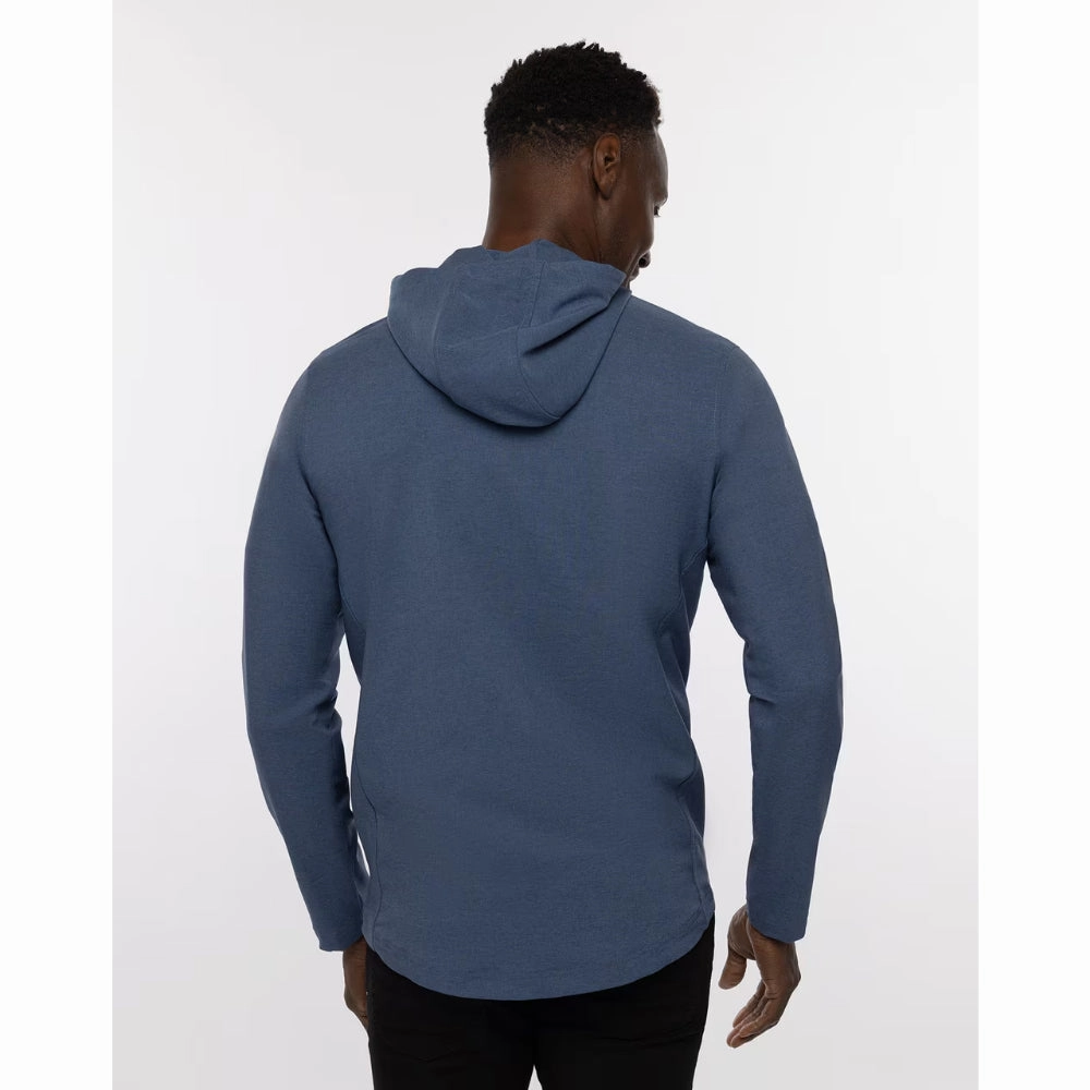 TRAVISMATHEW MENS SIP AND SAVOR PULLOVER - HEATHER PEACOAT Travis Mathew Men's Golf Apparel