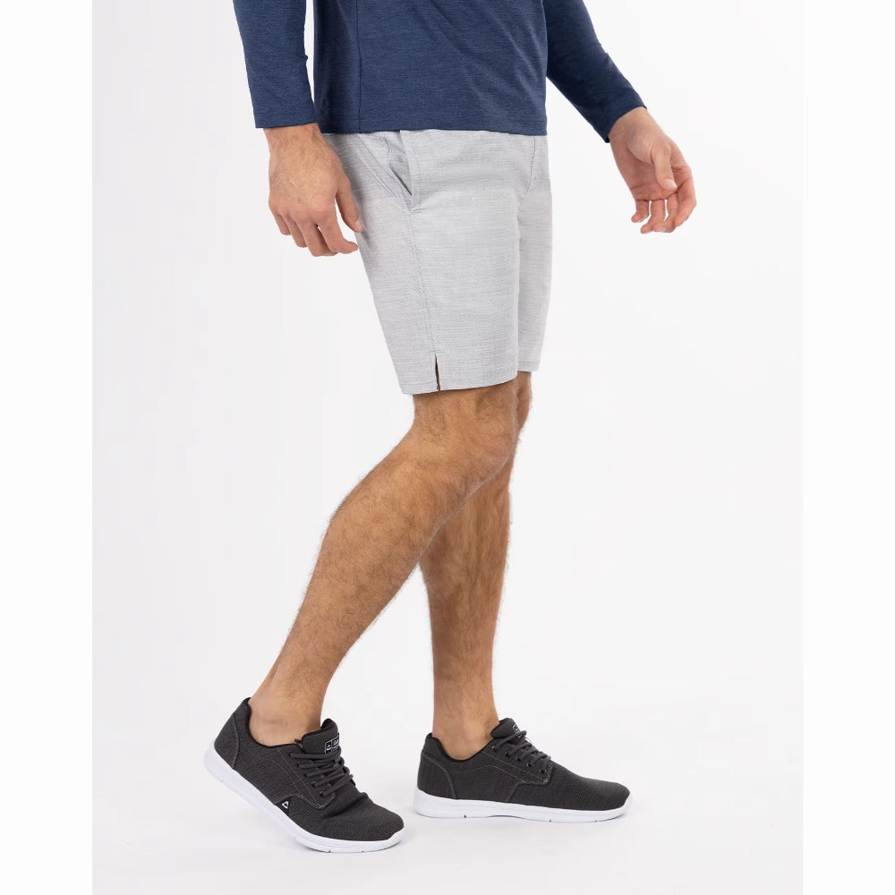 TRAVISMATHEW MENS ZIPLINE 2.0 ACTIVE SHORTS - SLEET Travis Mathew Men's Golf Apparel