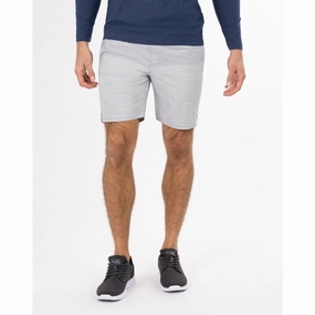 TRAVISMATHEW MENS ZIPLINE 2.0 ACTIVE SHORTS - SLEET Travis Mathew men's golf apparel