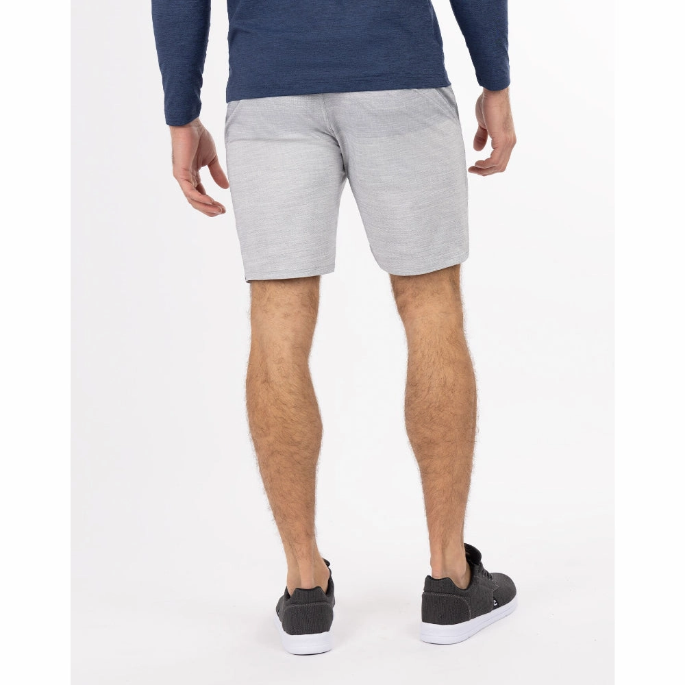 TRAVISMATHEW MENS ZIPLINE 2.0 ACTIVE SHORTS - SLEET Travis Mathew Men's Golf Apparel