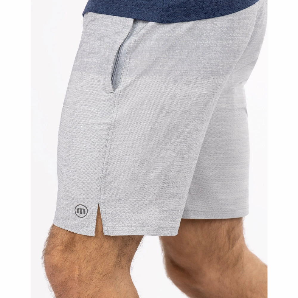 TRAVISMATHEW MENS ZIPLINE 2.0 ACTIVE SHORTS - SLEET Travis Mathew Men's Golf Apparel