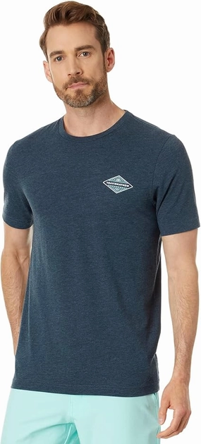 TRAVISMATHEW PICANTE T-SHIRT - HEATHER PEACOAT Travis Mathew men's golf apparel