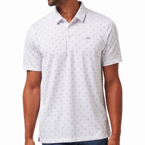 TravisMathew Saturday Night Stay Polo - White Travismathew casual golfwear