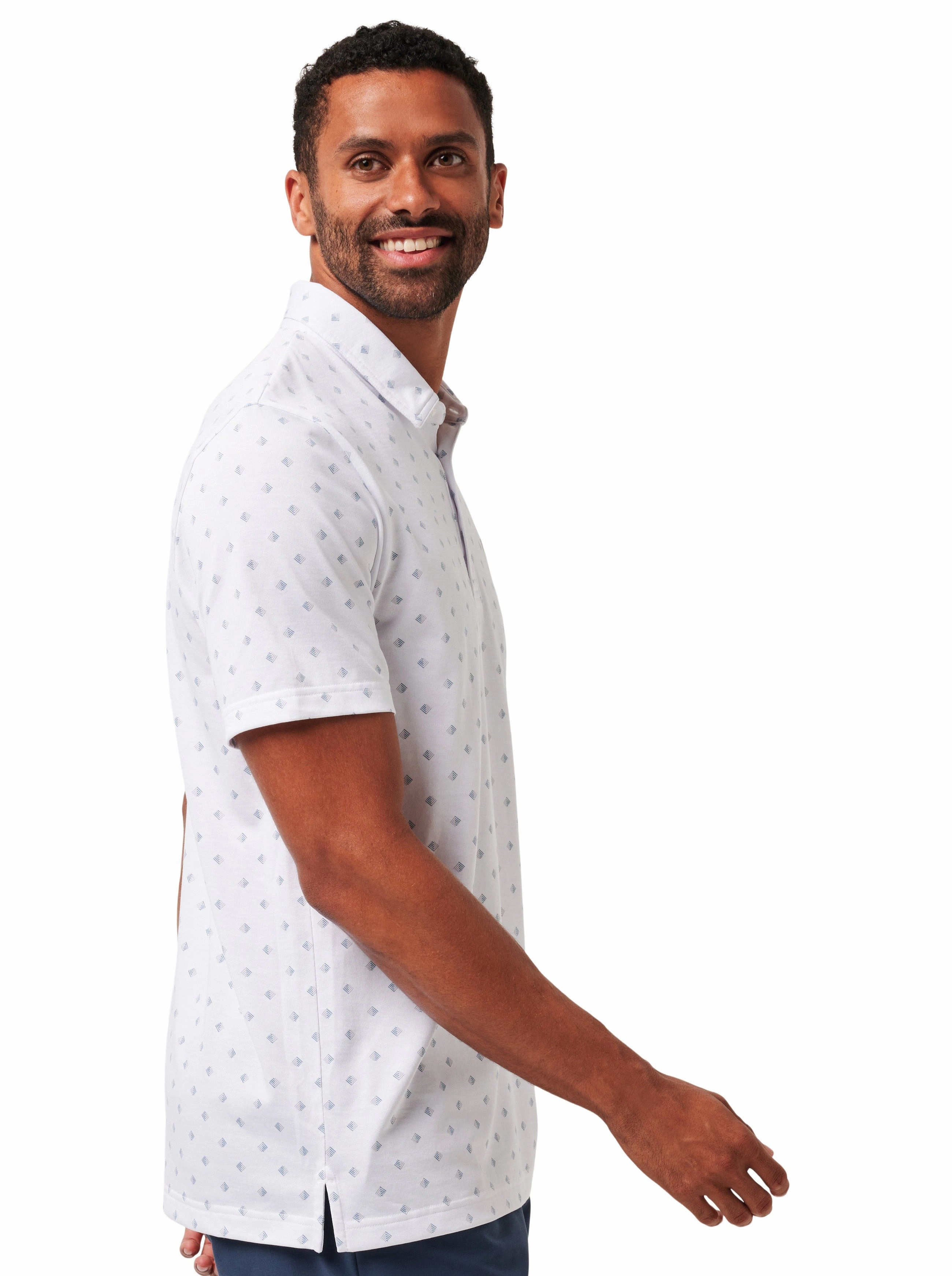 TravisMathew Saturday Night Stay Polo - White Travismathew Golfwear