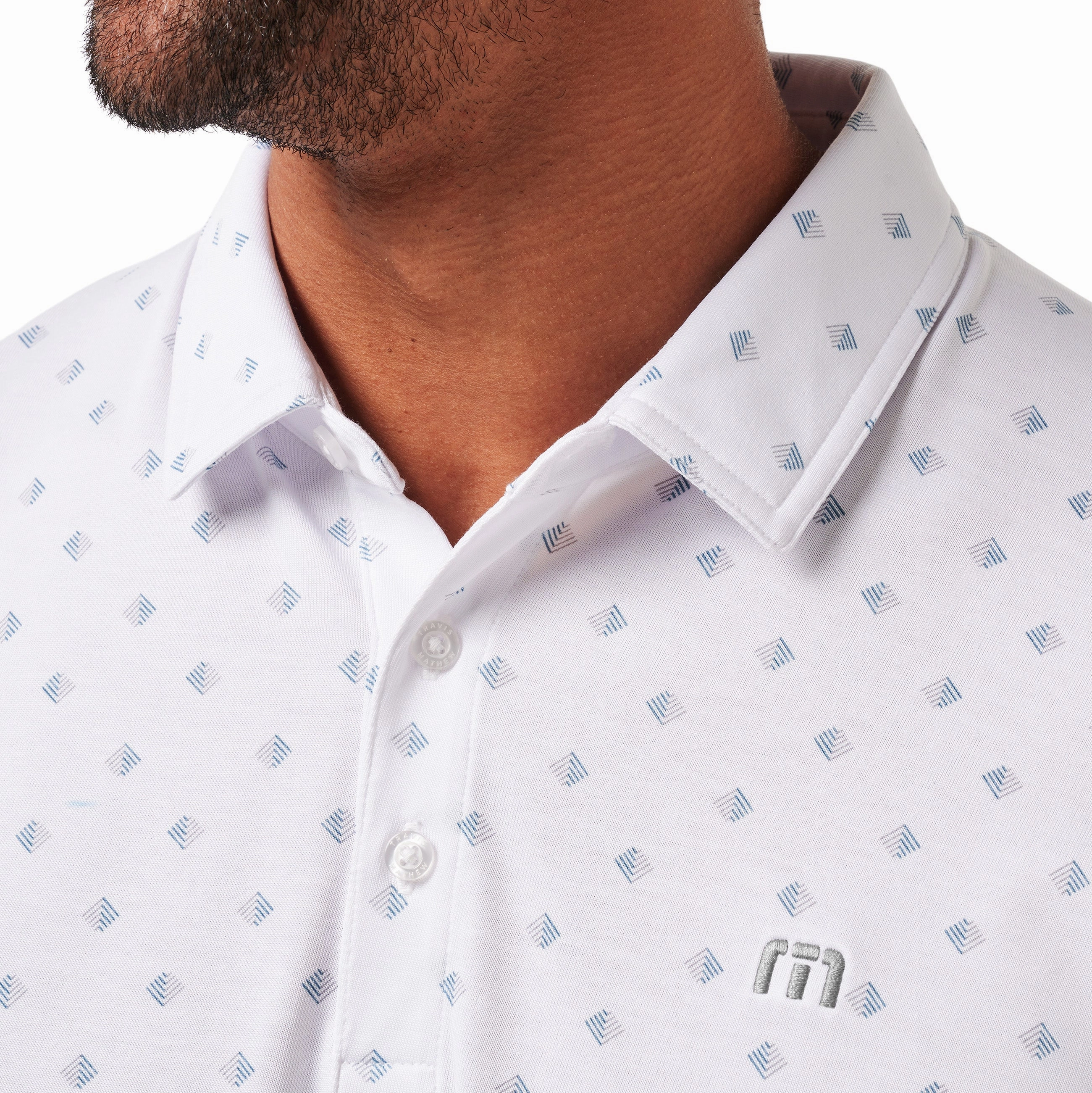TravisMathew Saturday Night Stay Polo - White Travismathew Golfwear