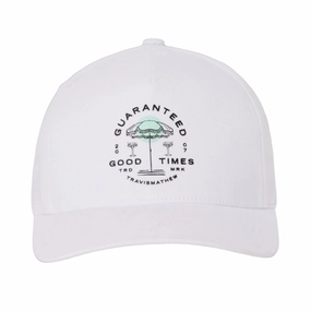 TravisMathew Summer Sail Snapback - White Travismathew casual golfwear