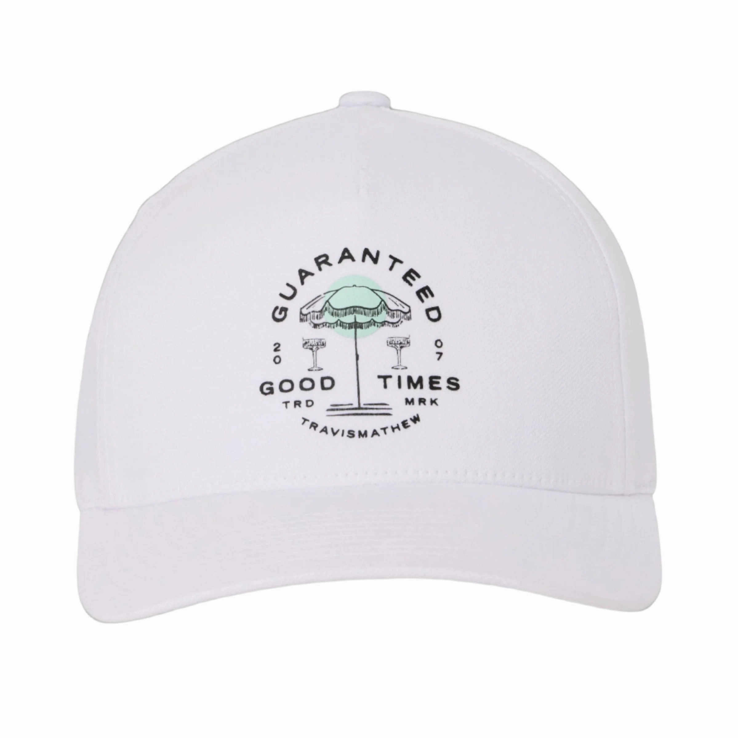 TravisMathew Summer Sail Snapback - White Travismathew casual golfwear