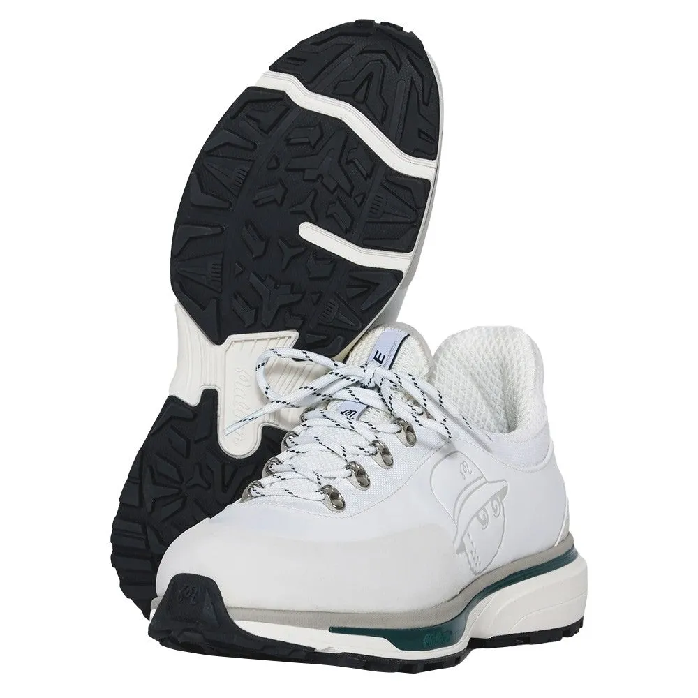 Malbon Hike Spikeless Golf Shoes White - SS25 Men Platform Sneakers