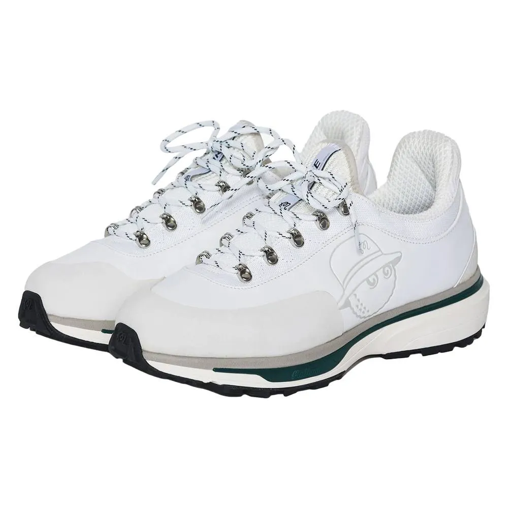 Malbon Hike Spikeless Golf Shoes White - SS25 Men Flexible Outsole Sneakers, Walking Shoes