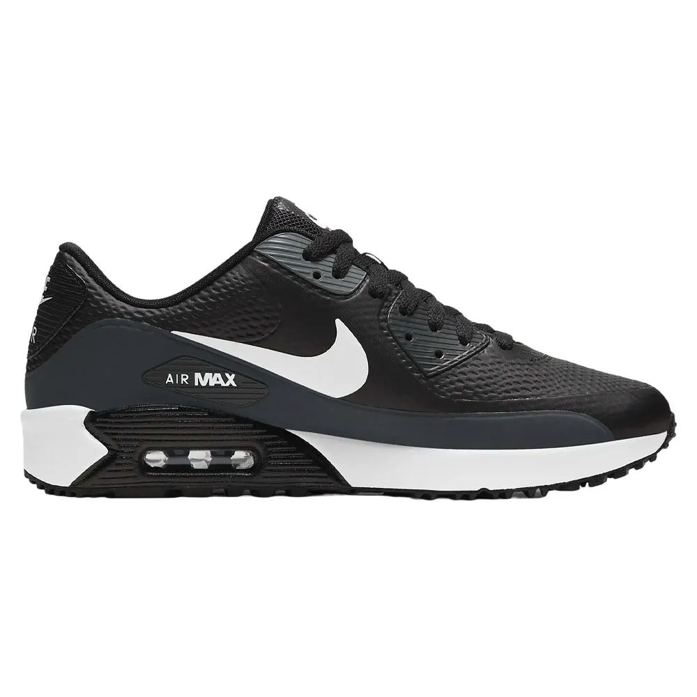 Trek Ease Nike Air Max 90 G Spikeless Golf Shoes Black/White/Anthracite/Cool/Gray - 24 Unisex All Walks Smooth Finish Shoes
