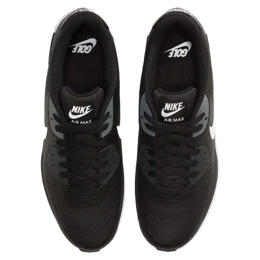 Elastic Fit Shoes Nike Air Max 90 G Spikeless Golf Shoes Black/White/Anthracite/Cool/Gray - 24 Unisex