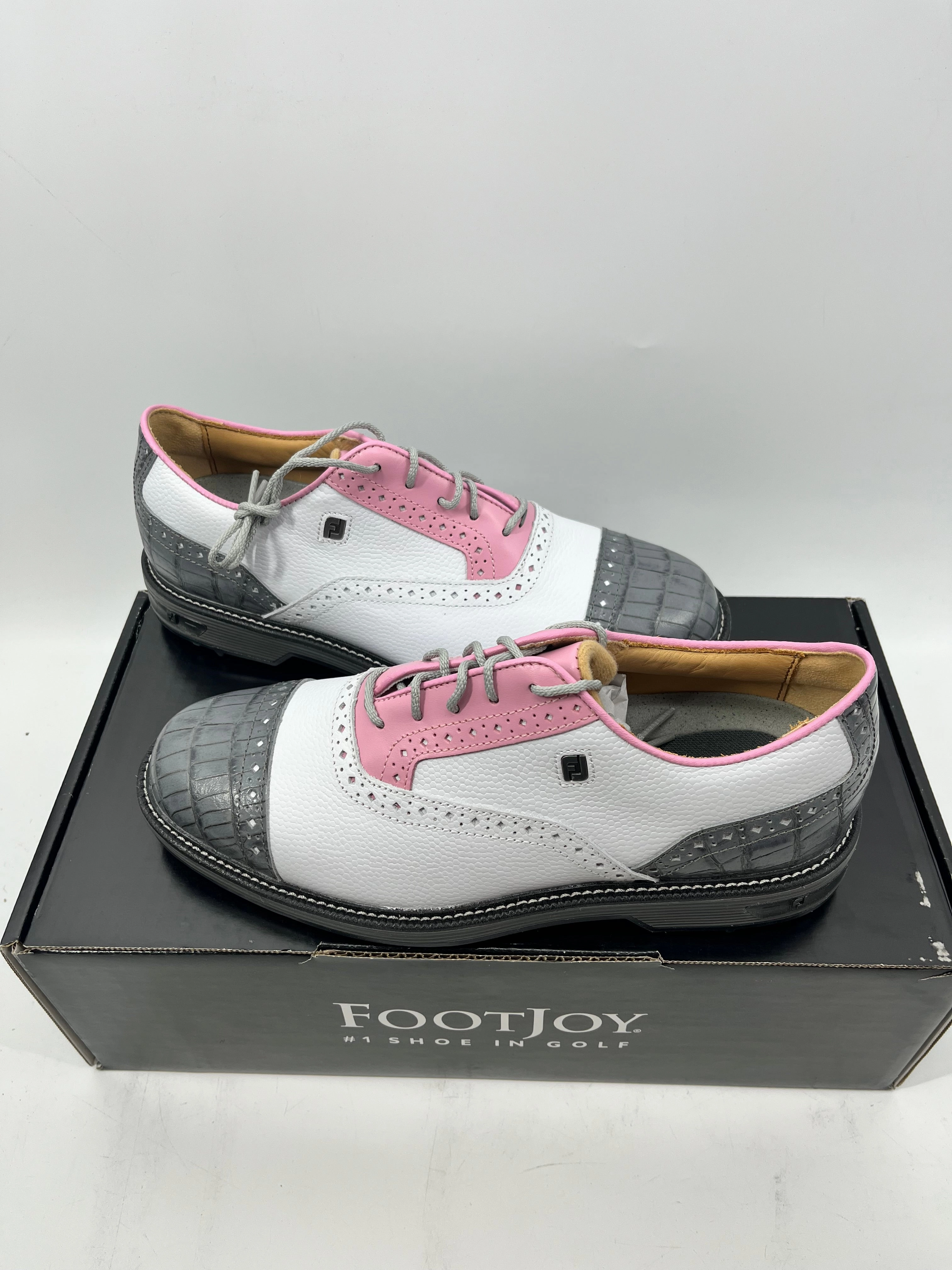 Trek Ease Footjoy Myjoys Premiere Series Tarlow Spikeless Golf Shoes Custom 6.5 M Work-Ready Safety Shoes Flexible Sneakers, Soft Sole Sneakers, Fashionable Active Shoes