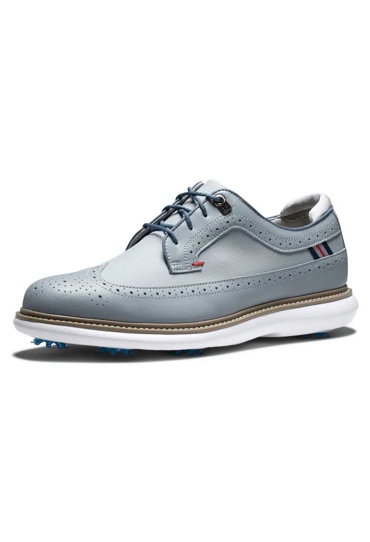 Minimalist Street Shoes, Side Angle Sneakers FootJoy Traditions Golf Shoes 57912