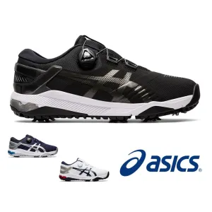Stylish Sneakers On White True Steps Asics Gel-Course Duo BOA Spiked Golf Shoes Cushioned Walking Shoes