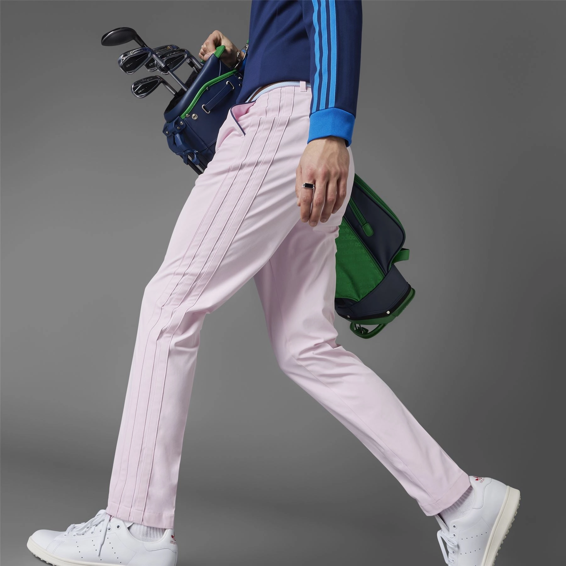 Twistknit Pleated Joggers Clear Pink Adidas Men's Apparel