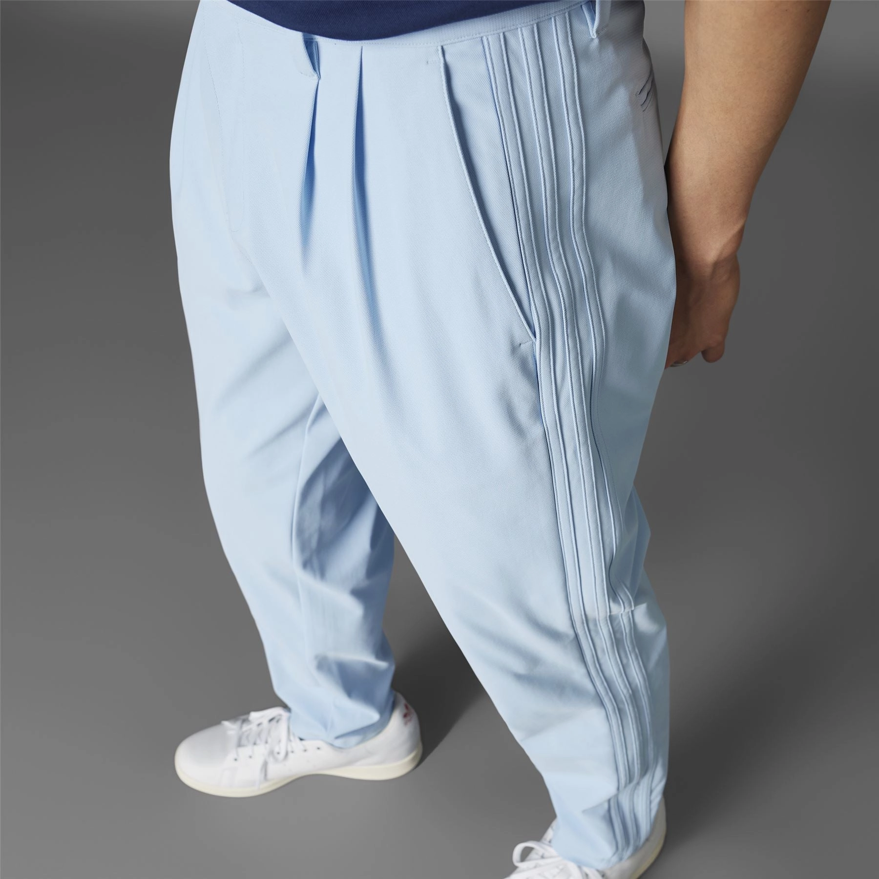 Twistknit Pleated Joggers Clear Sky Adidas Men's Apparel