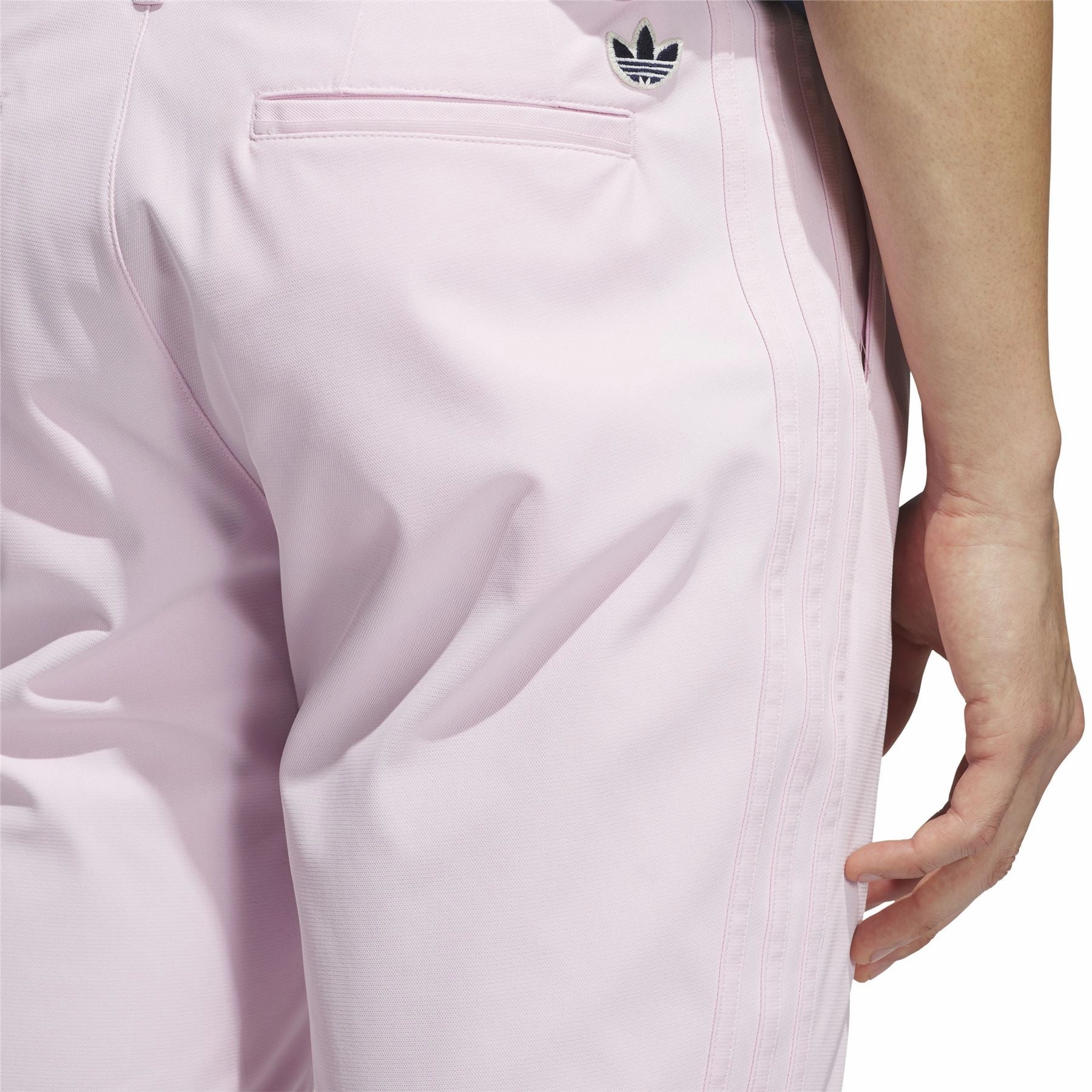 Twistknit Pleated Shorts Clear Pink Adidas Men's Apparel