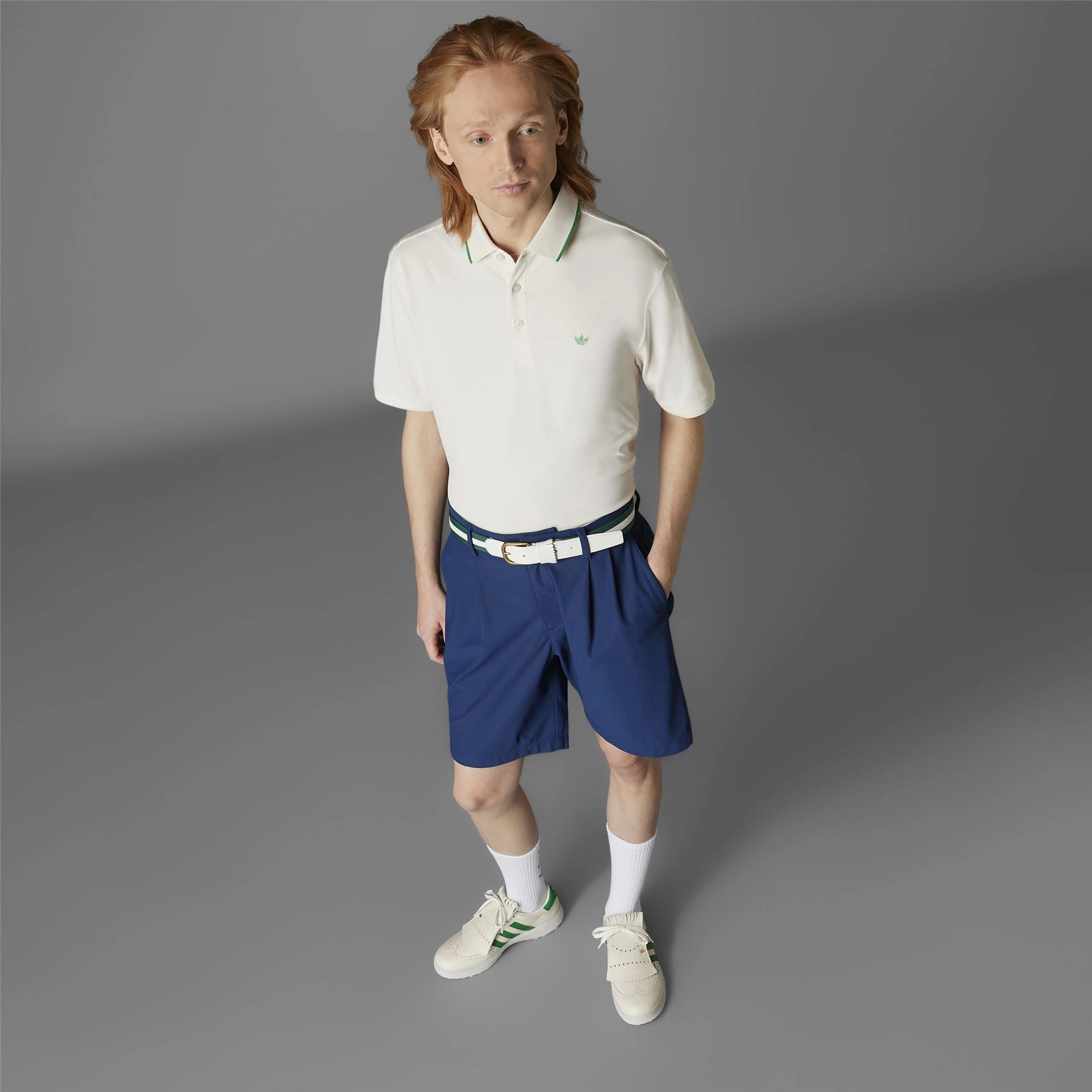 Twistknit Pleated Shorts Night Indigo Adidas Men's Apparel