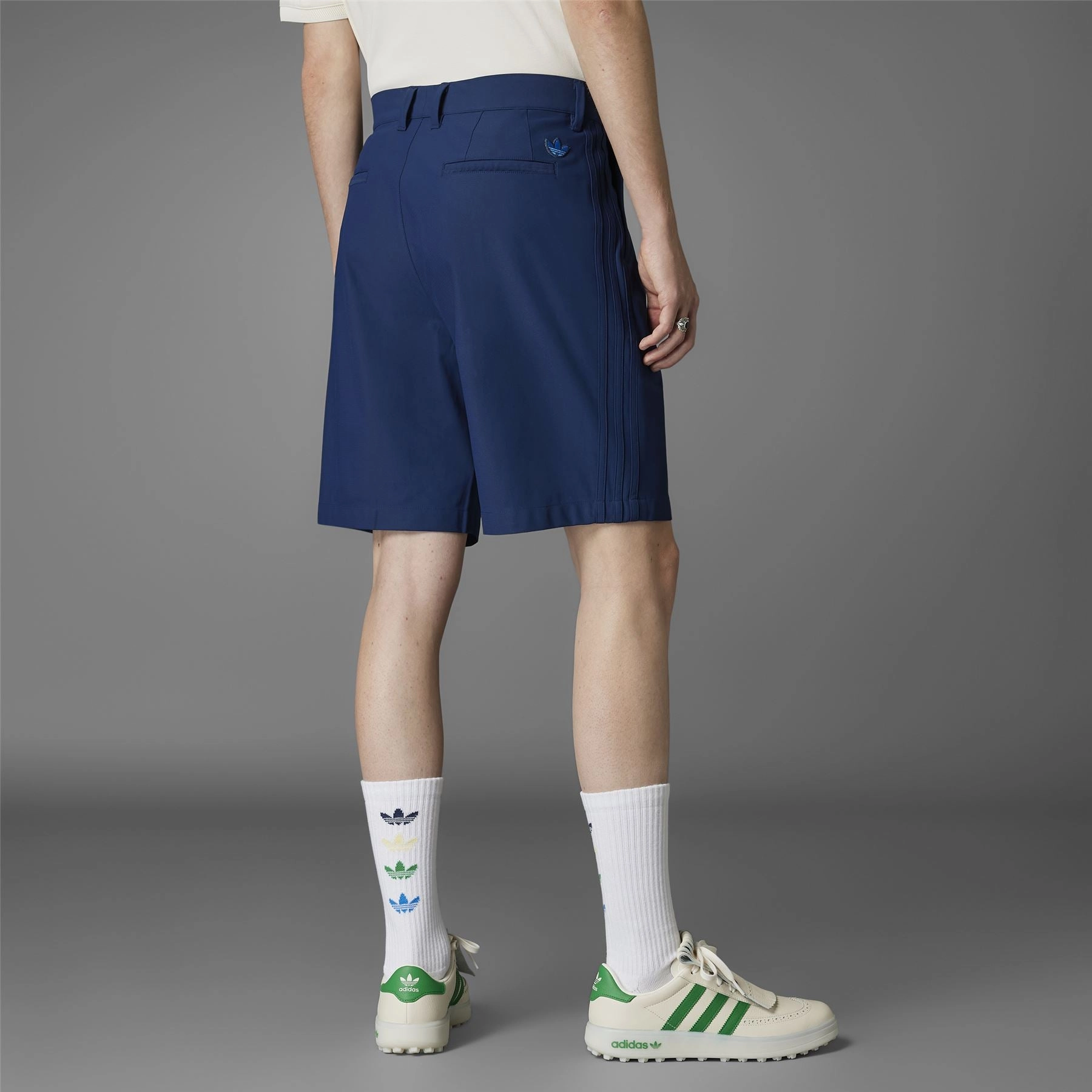 Twistknit Pleated Shorts Night Indigo Adidas Men's Apparel